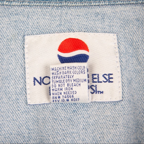 1980’s Nothing Else Is A Pepsi Denim Trucker Jacket - Picture 5 of 11